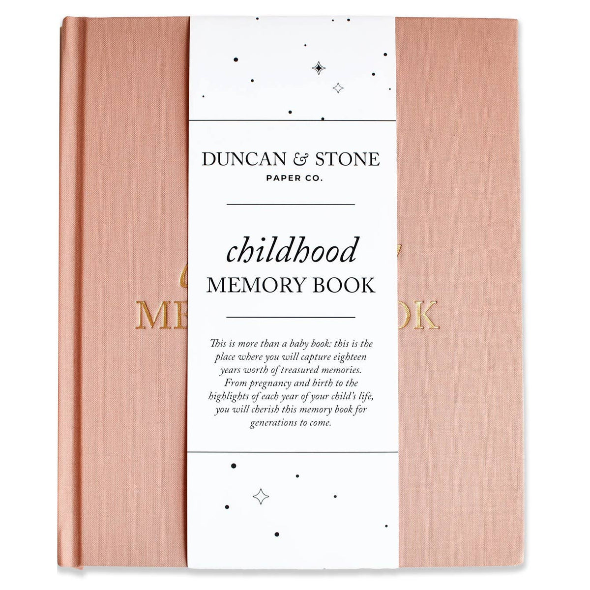 Childhood Memory Book- Keepsake