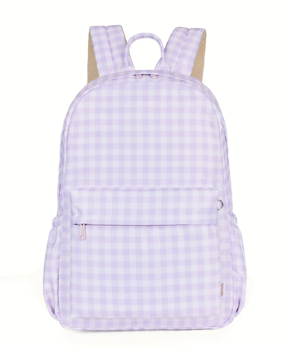 Lilac Gingham Standard Backpack