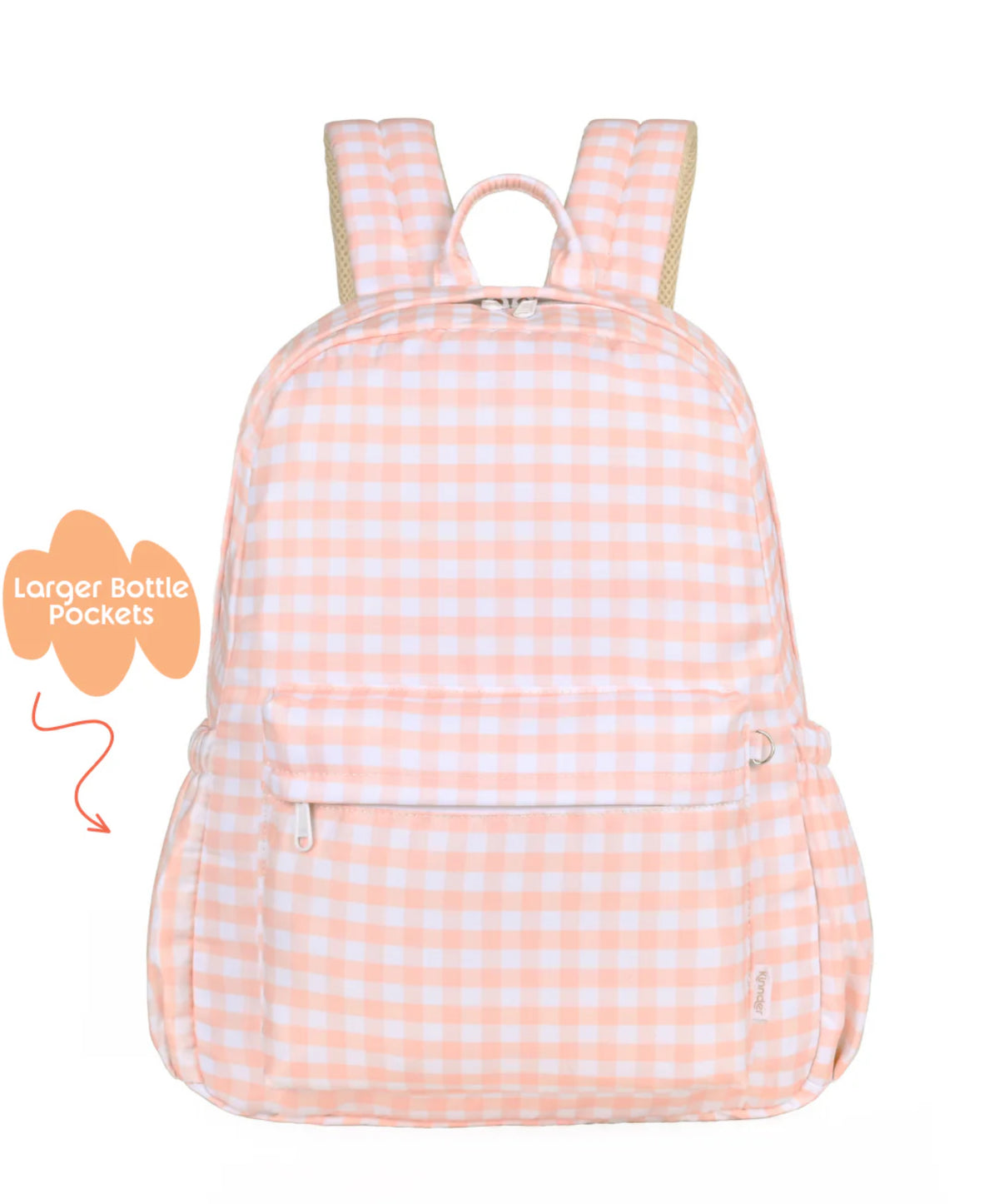 Pink Gingham Standard Backpack