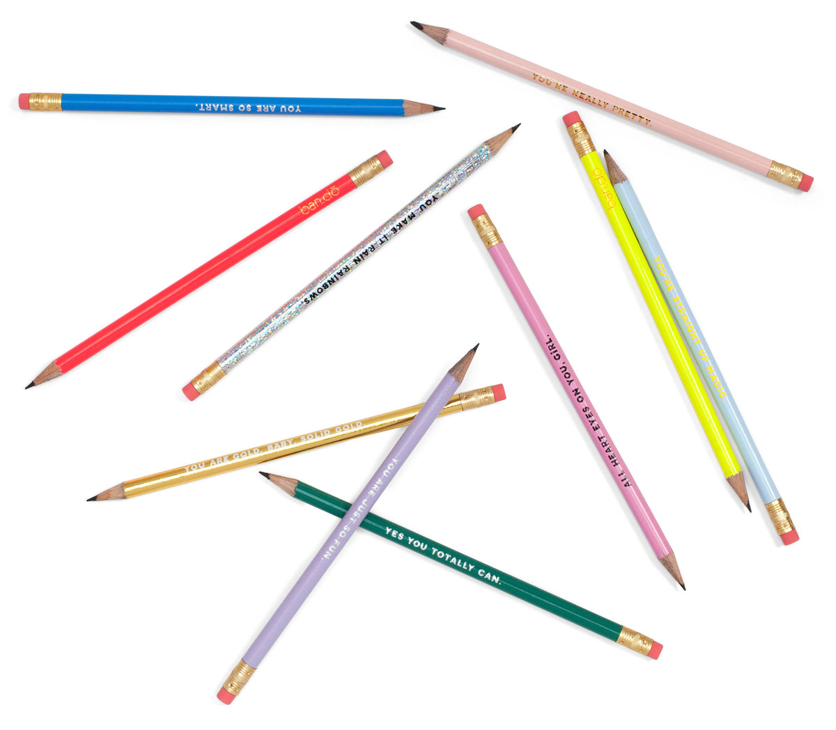 Compliment Pencil Set , Assorted Set of Ten