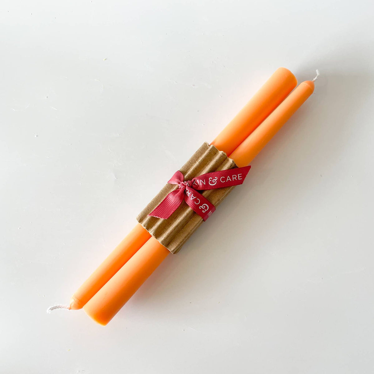 Taper Candle Set Coral