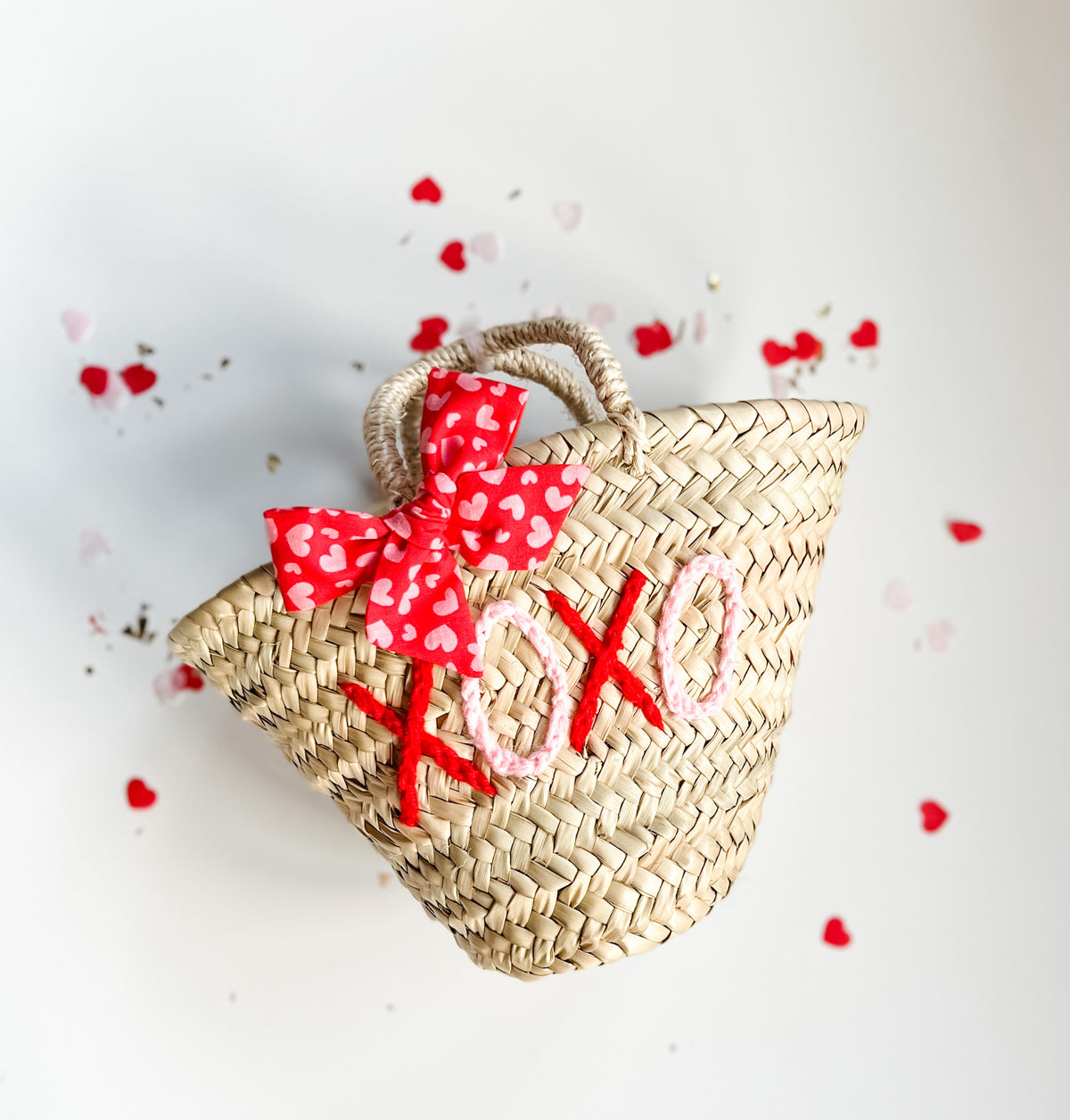 Hand Woven Gift Basket- Valentine's Day