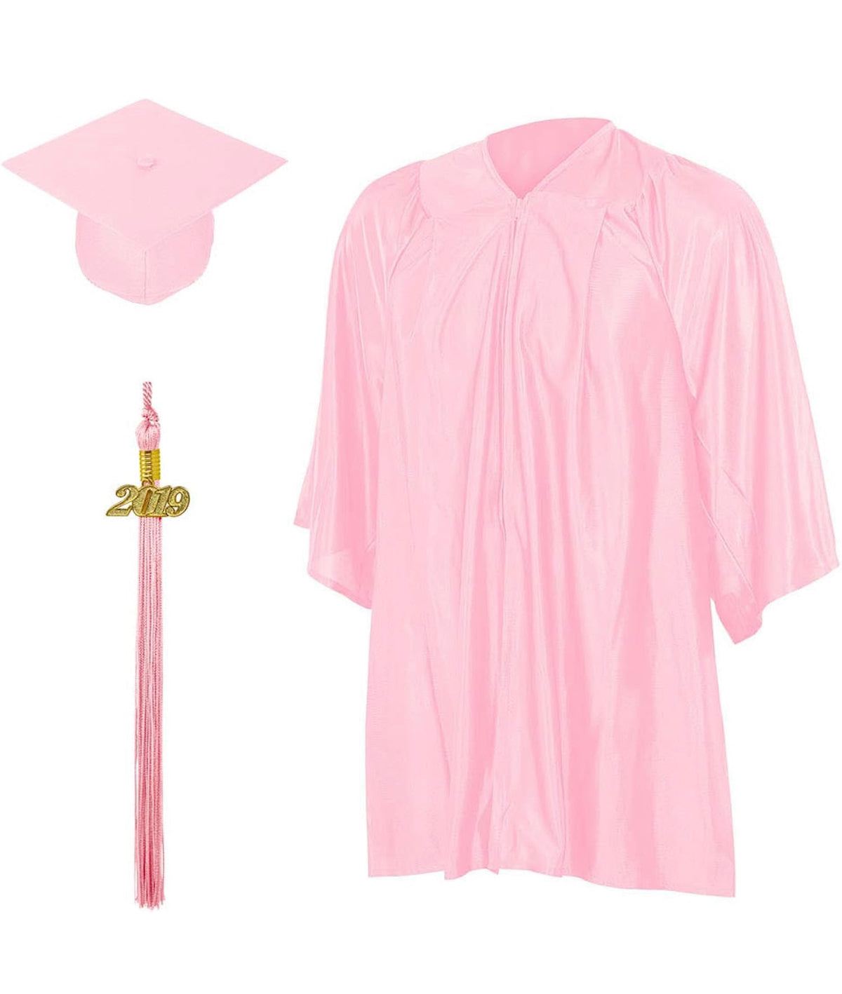 Pink Preschool/Kinder Graduation Cap/Gown/2024 Tassel-Ships 4/1