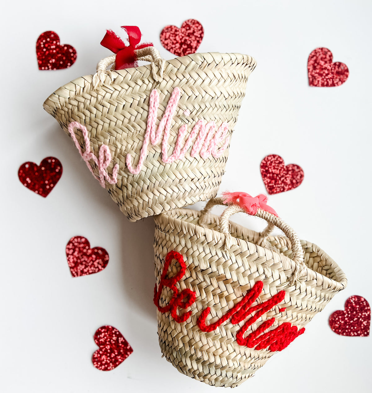 Hand Woven Gift Basket- Valentine's Day