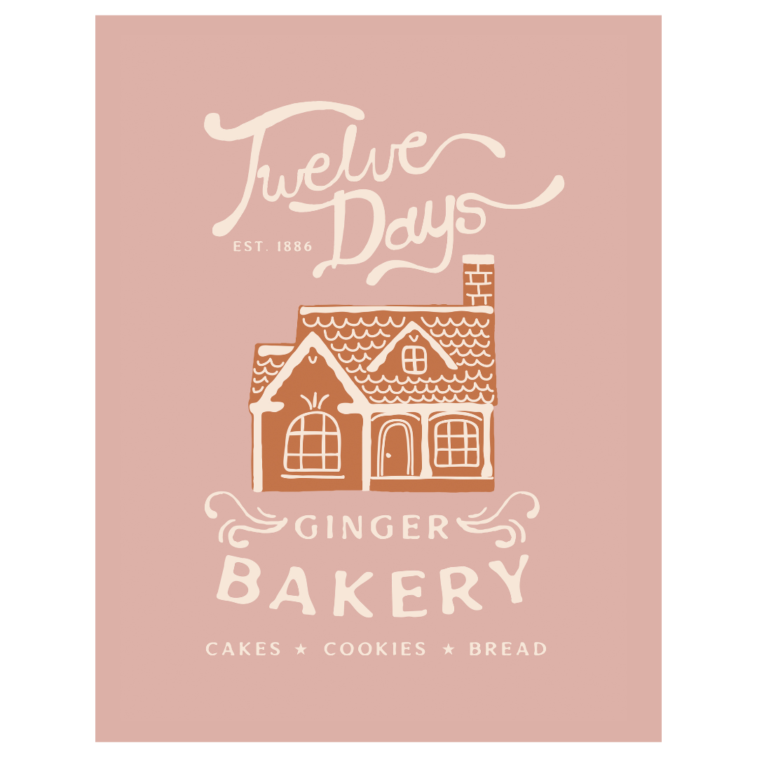 Twelve Days Bakery Banner - Kids Christmas Decor