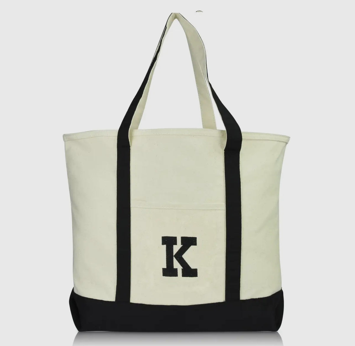 Personalized Canvas Tote 22&quot; Block Letter