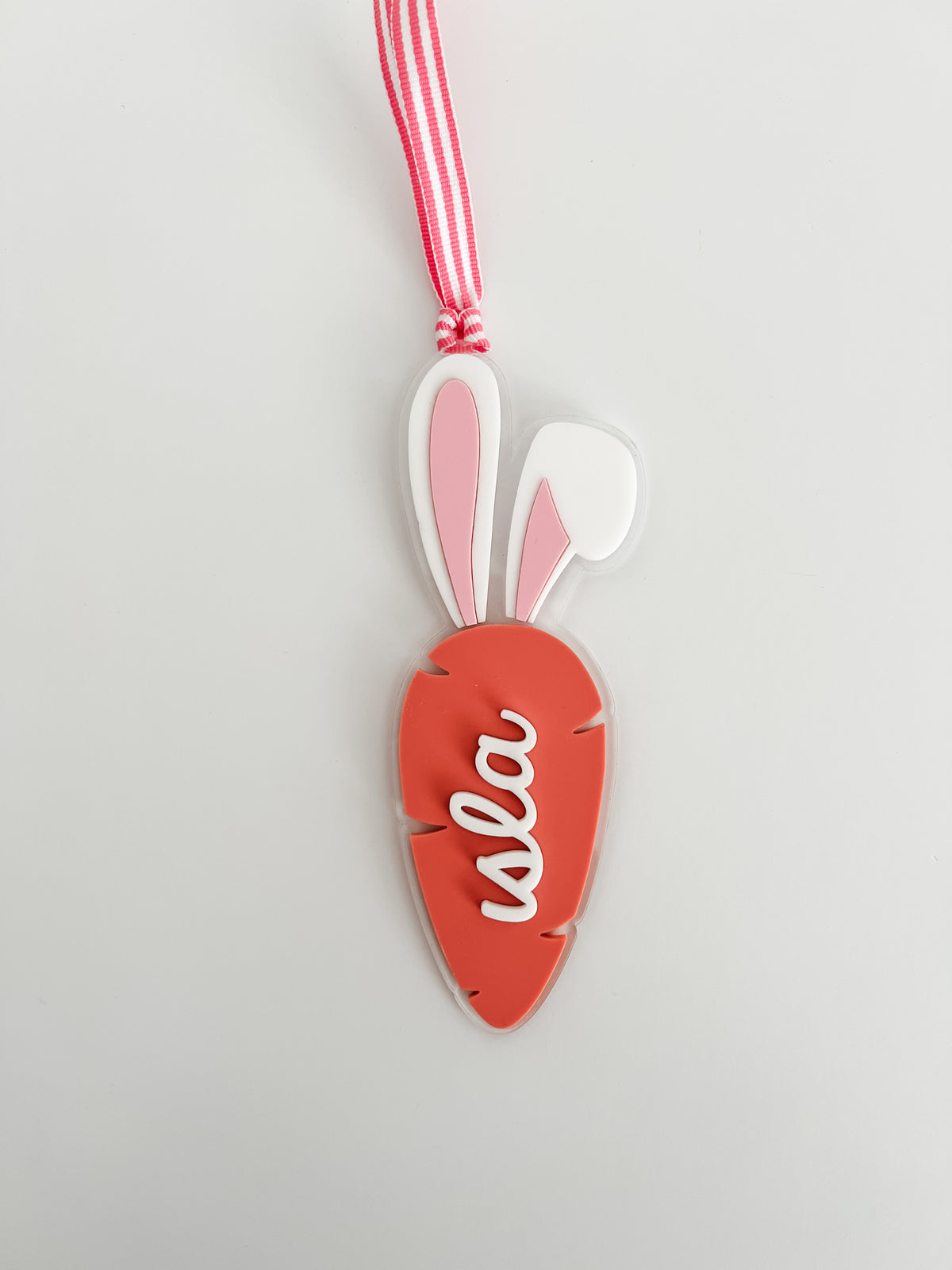 Carrot Tag with Bunny Ears- Personalized