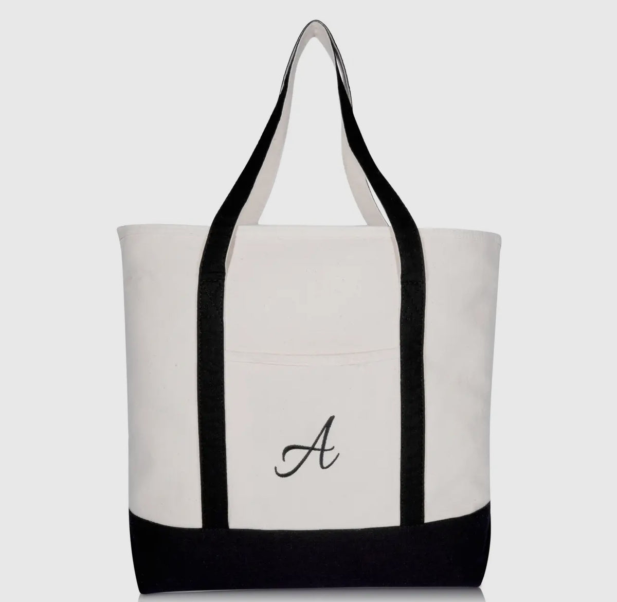 Personalized Canvas Tote 22&quot; Cursive