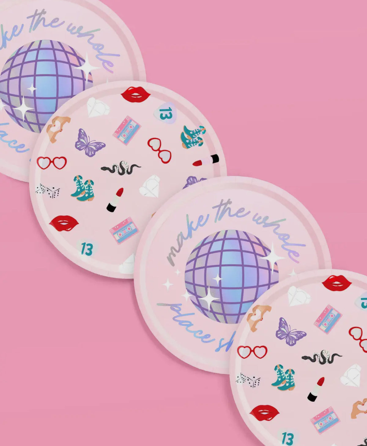 Eras Party Paper Plates (Set of 24-9&quot;)