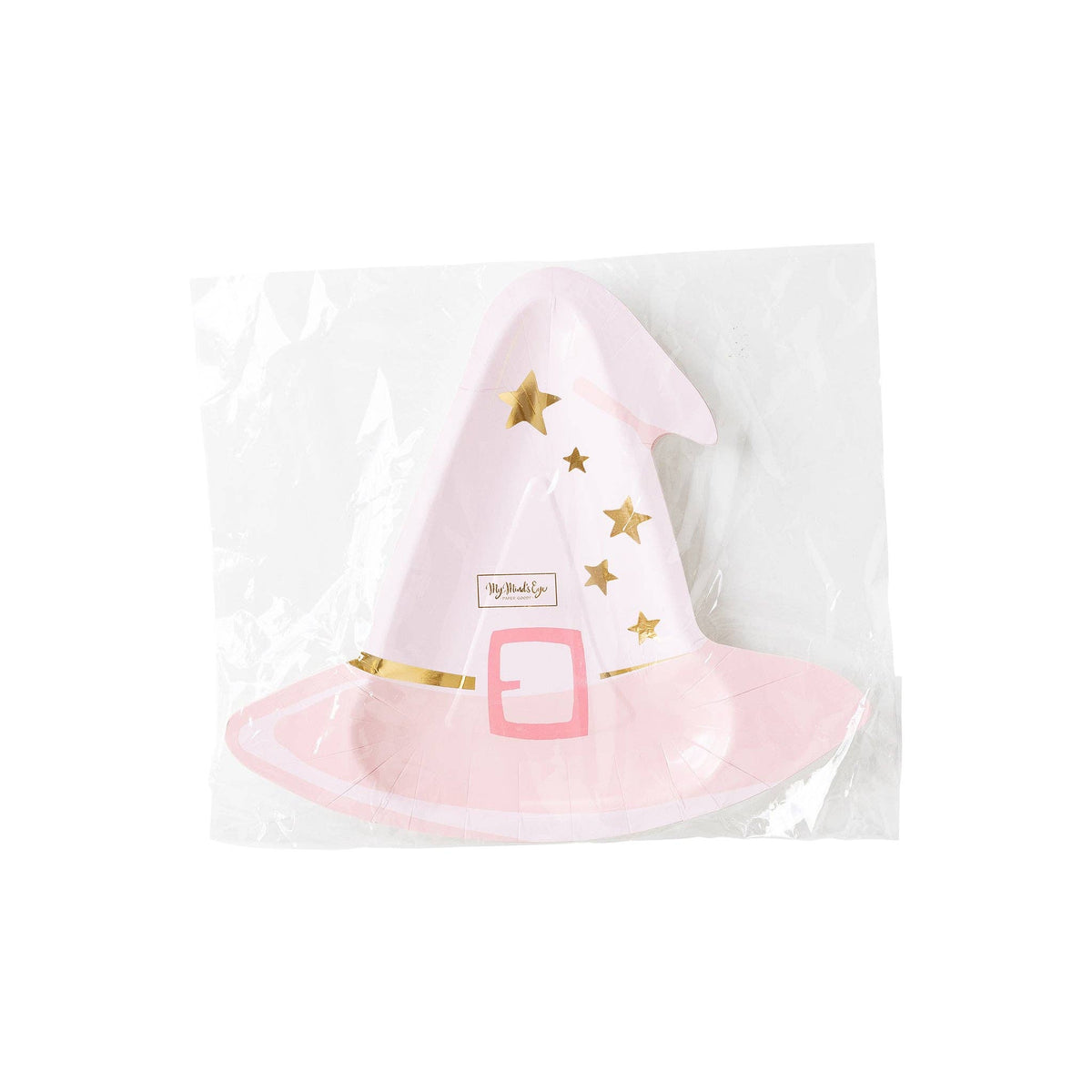 Pink Witch Hat Shaped Plate