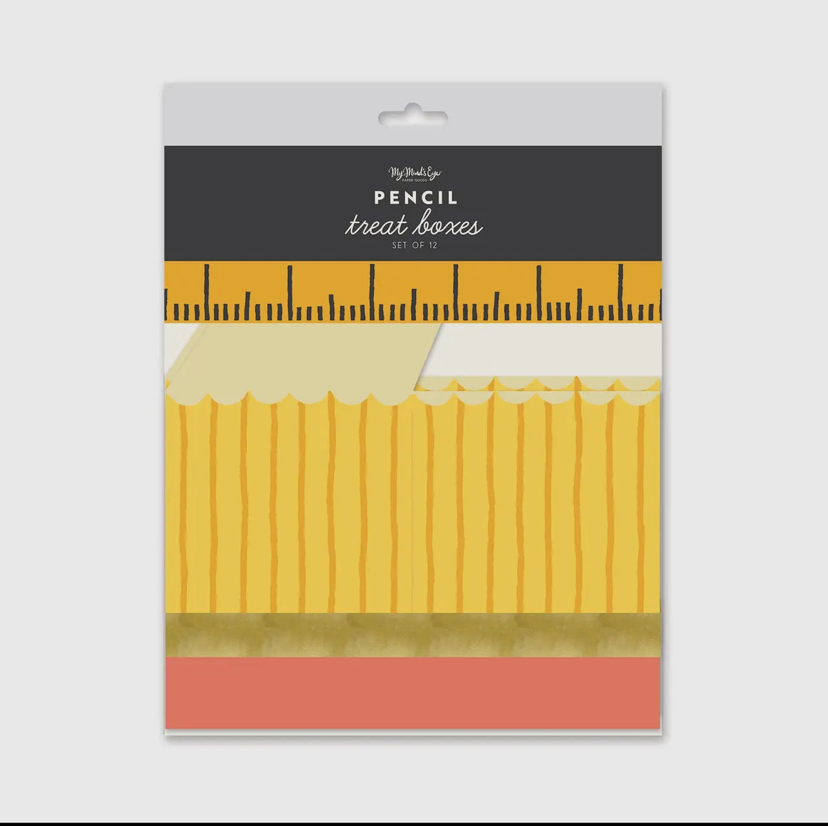 Pencil Shaped Treat Boxes- 12ct