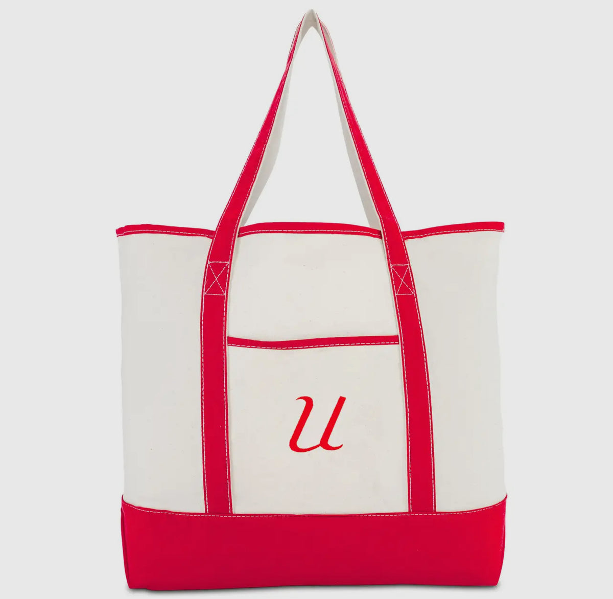 Personalized Canvas Tote 22&quot; Cursive