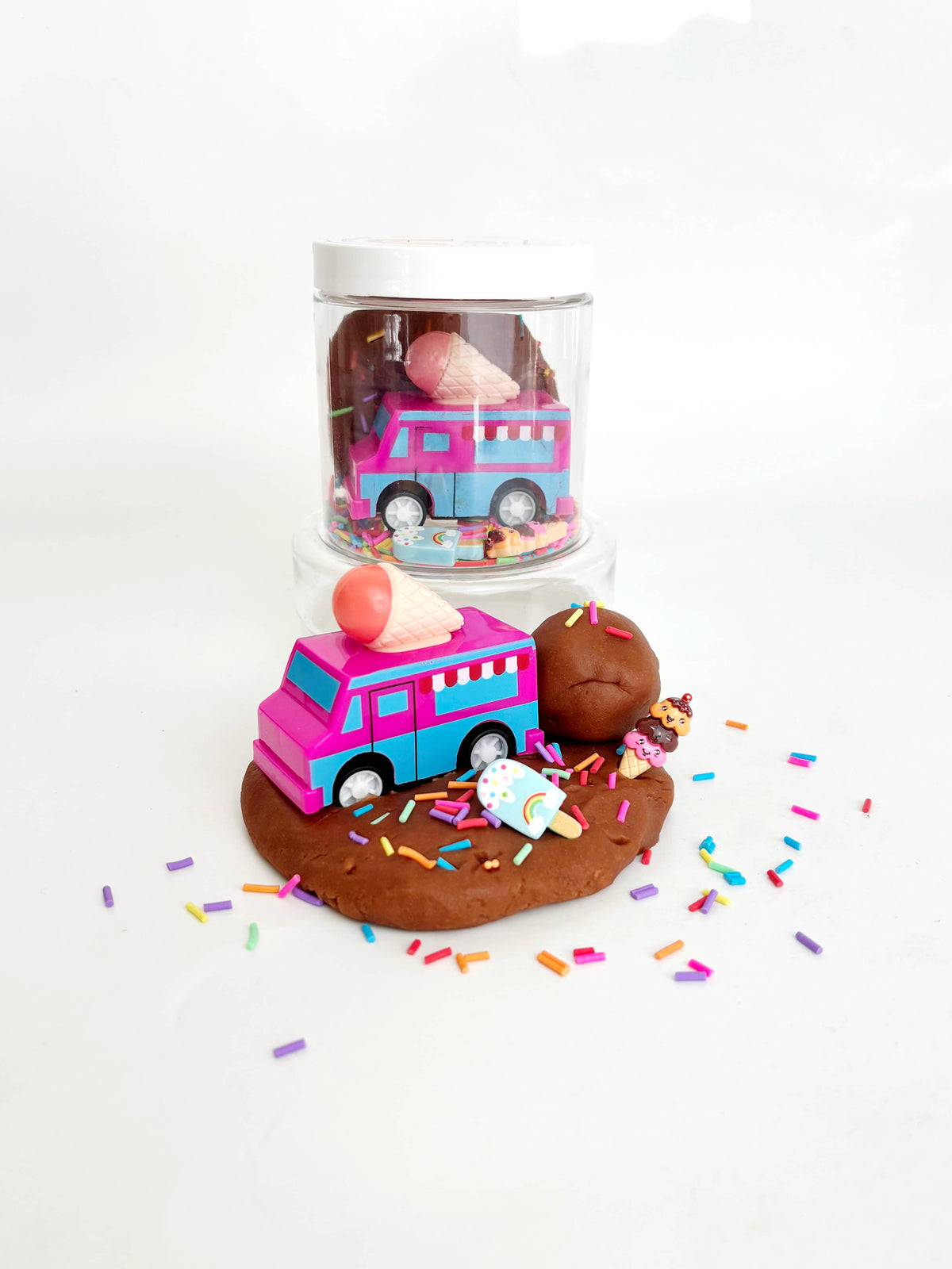 Ice Cream Truck Mini Dough-To-Go Play Kit