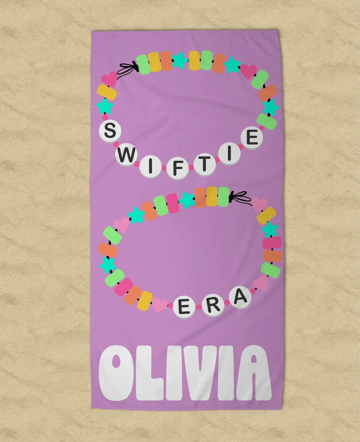 Personalized Swiftie Beach Towel