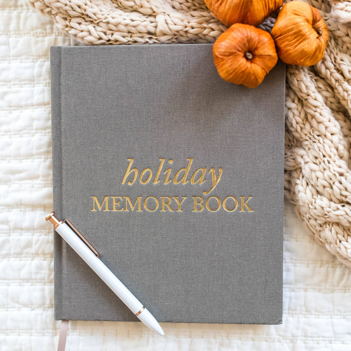 Holiday Memory Book &amp; Family Keepsake | Memory Scrapbook