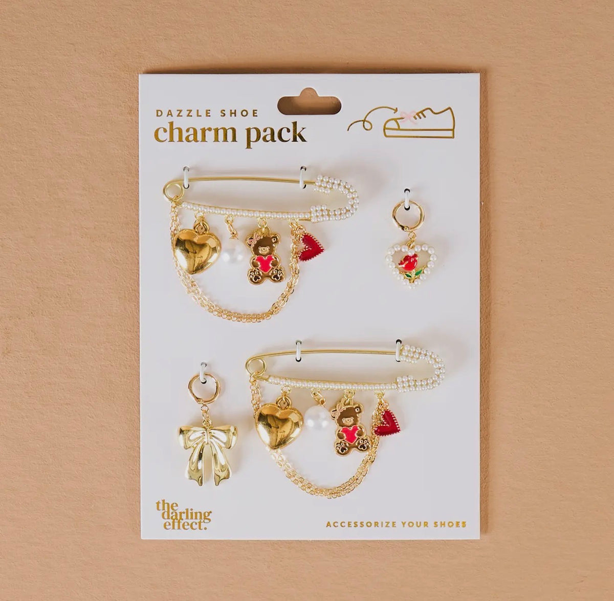 Beary In Love Shoe Charm Pack