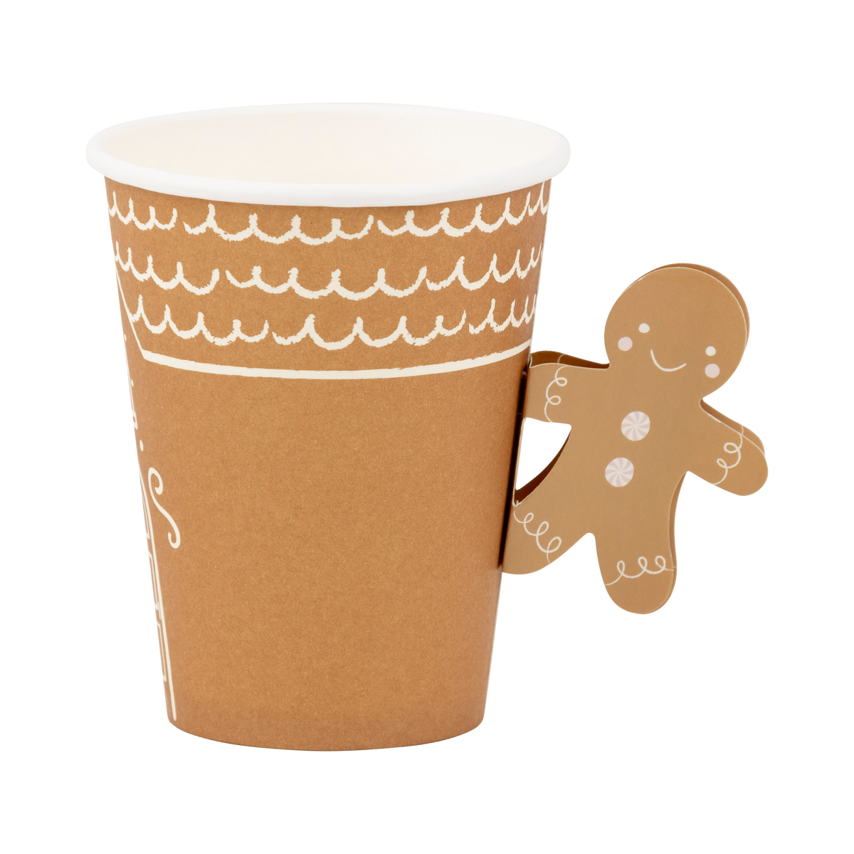 Gingerbread Handled Paper Cup