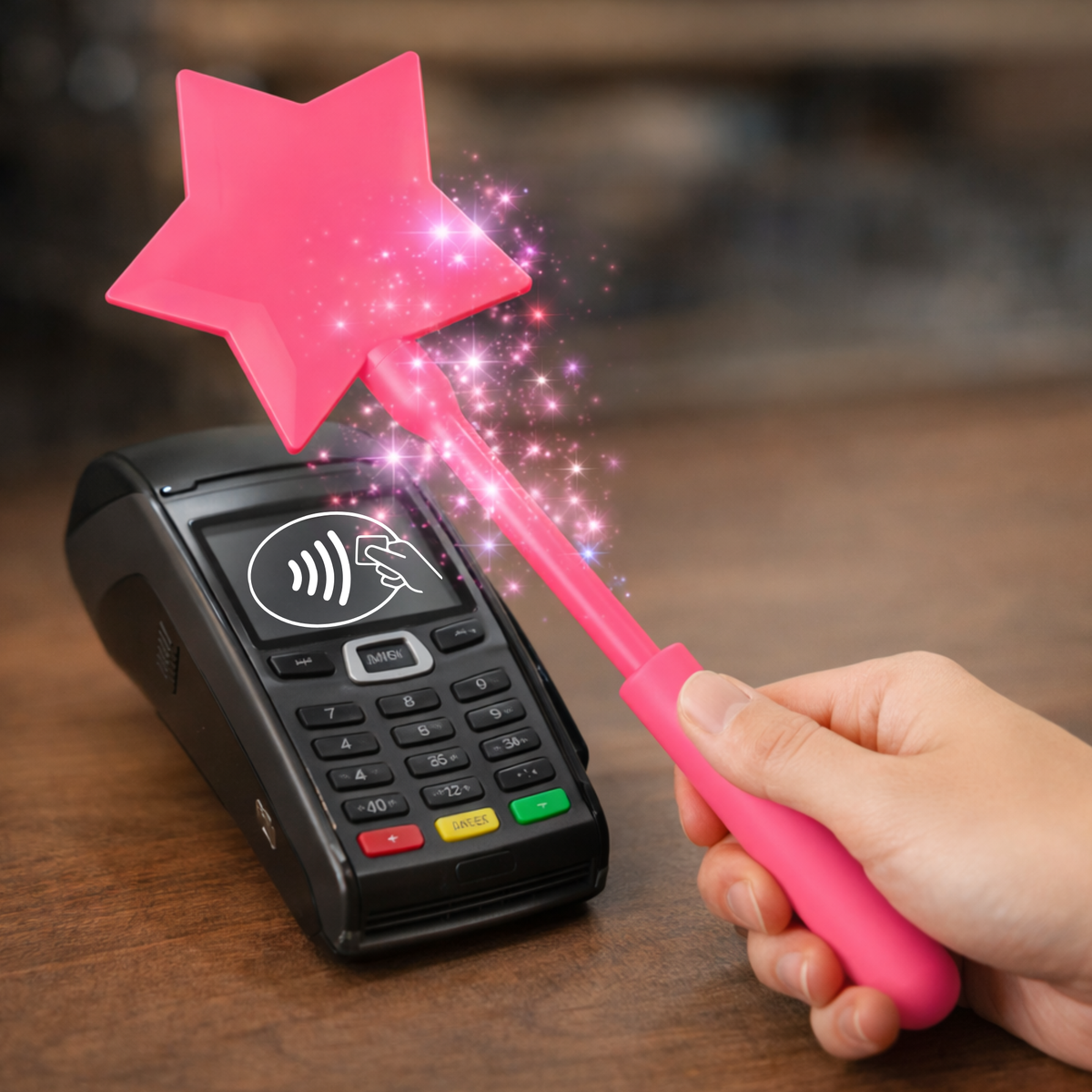 Tap to Pay Magic Star Wand -Credit Card Holder