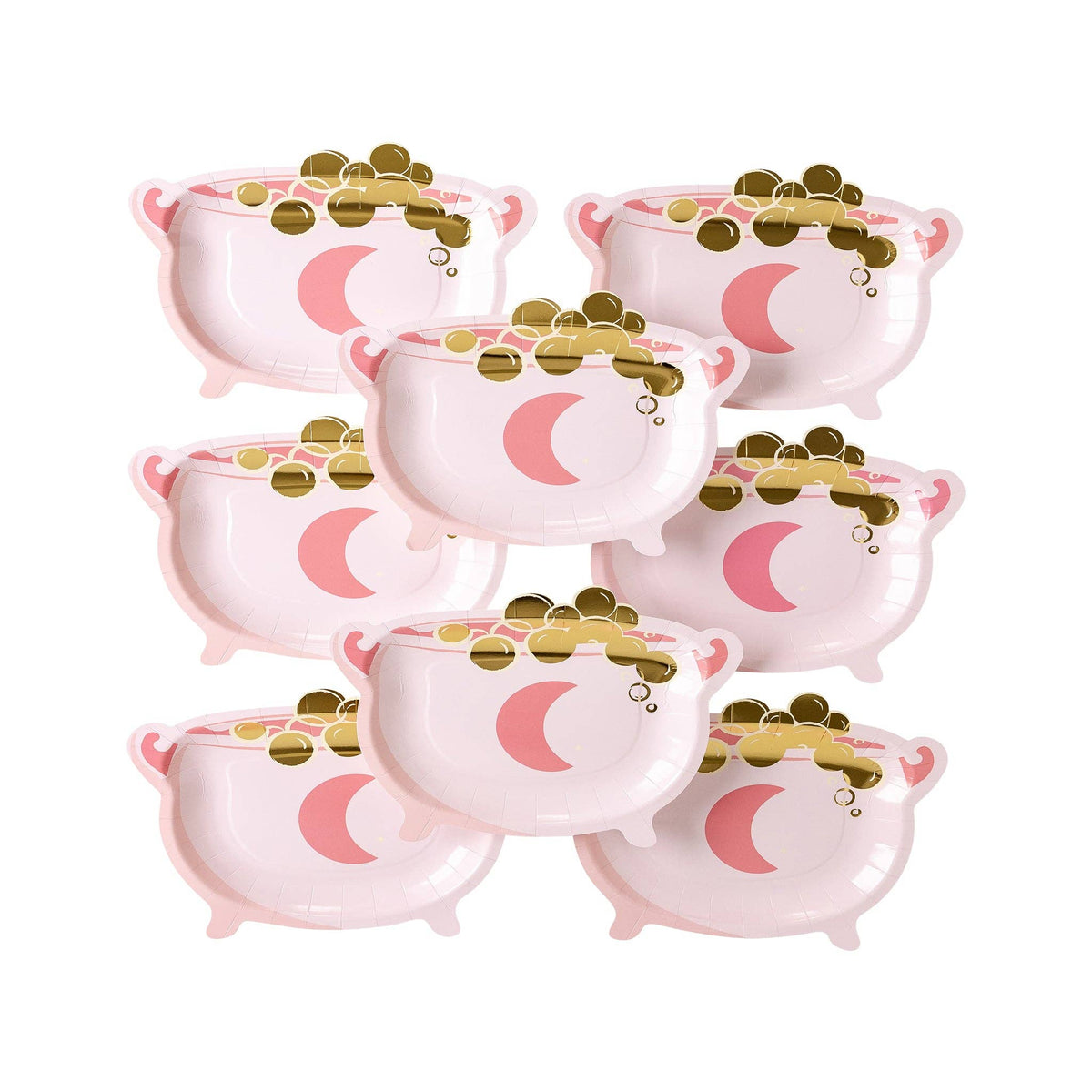 Pink Cauldron Shaped Plate