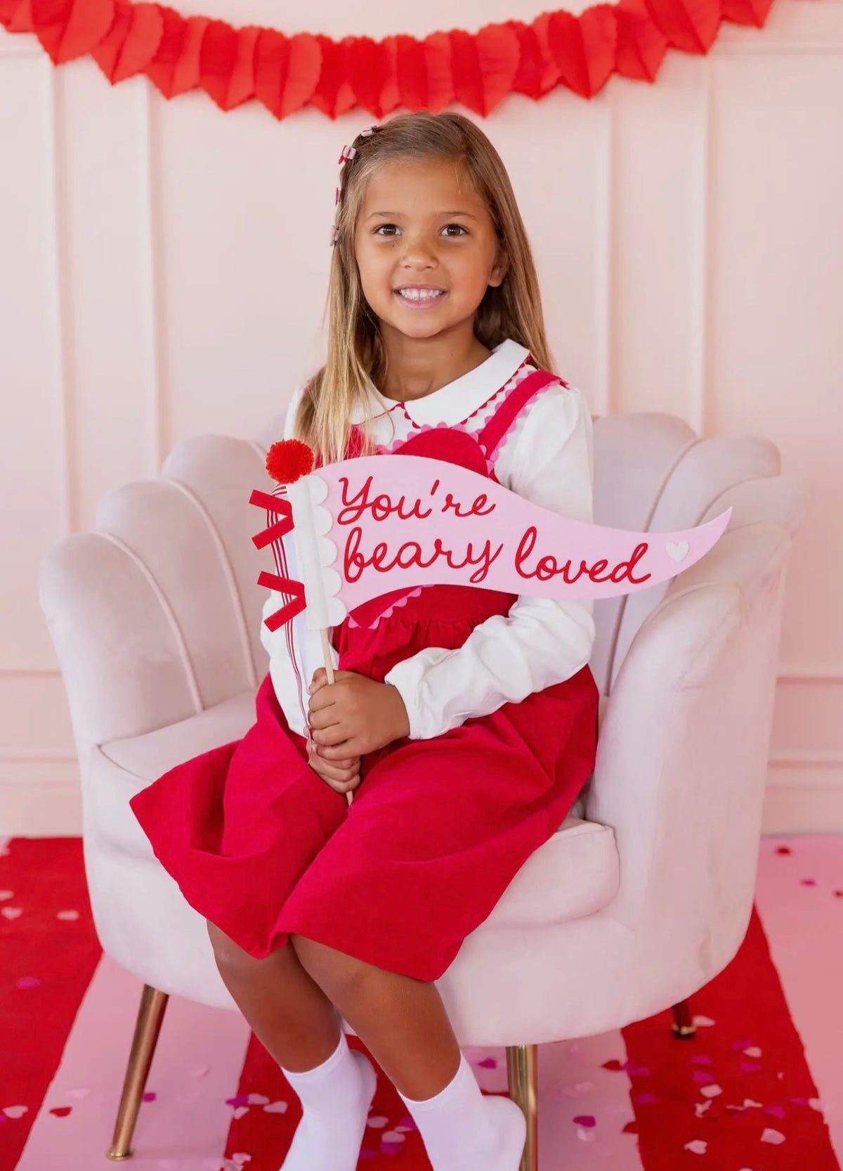 Beary Loved Felt Pennant