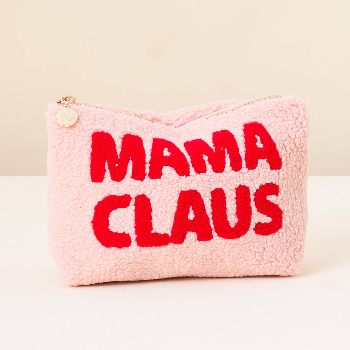 Teddy Pouch-Mama Claus