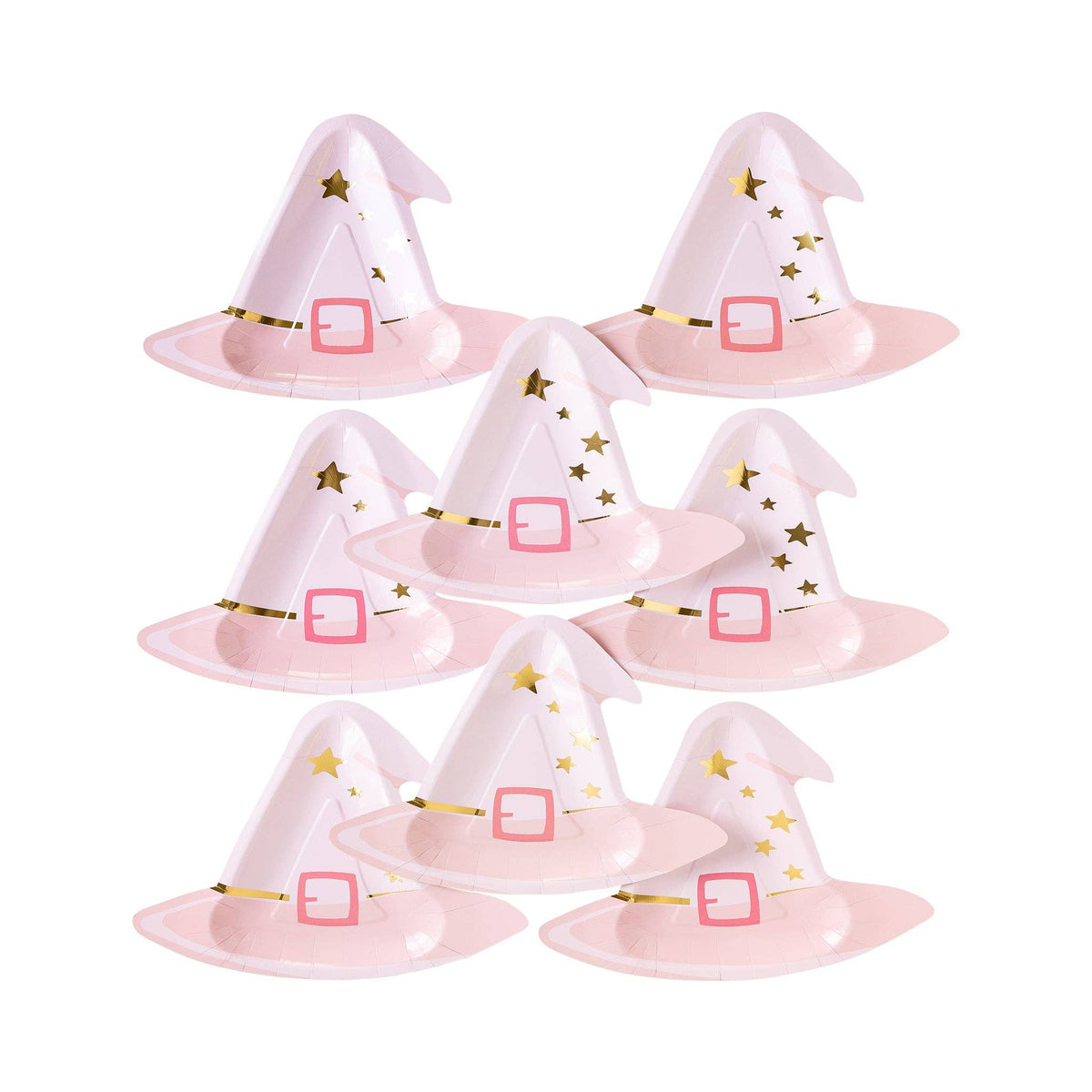 Pink Witch Hat Shaped Plate