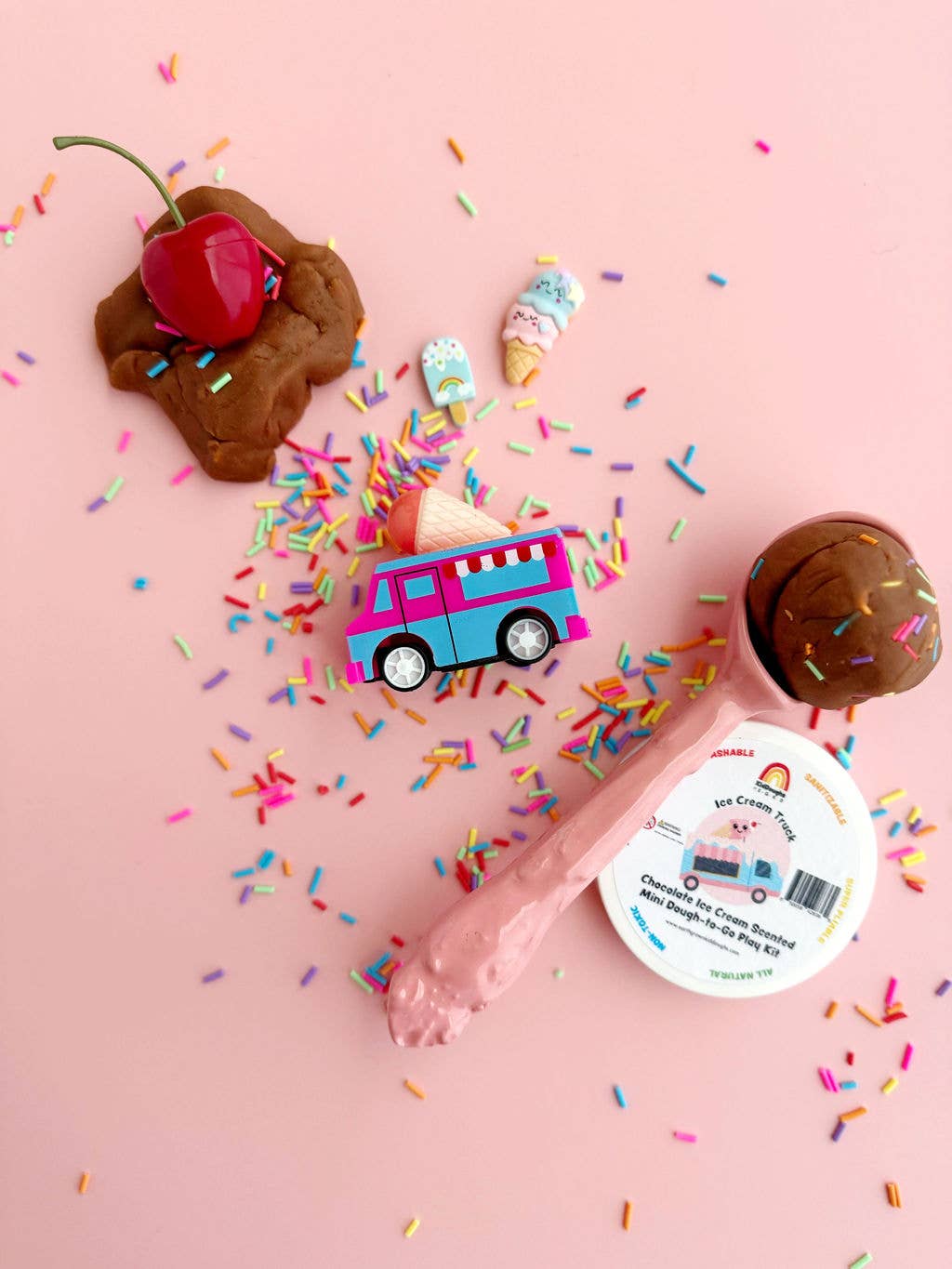 Ice Cream Truck Mini Dough-To-Go Play Kit