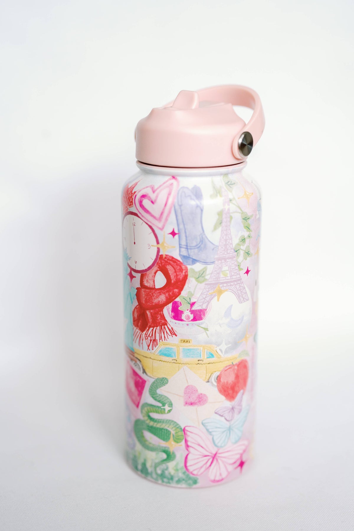 Taylor Swift 32 oz Insulated Water Bottle WITH STRAW LID