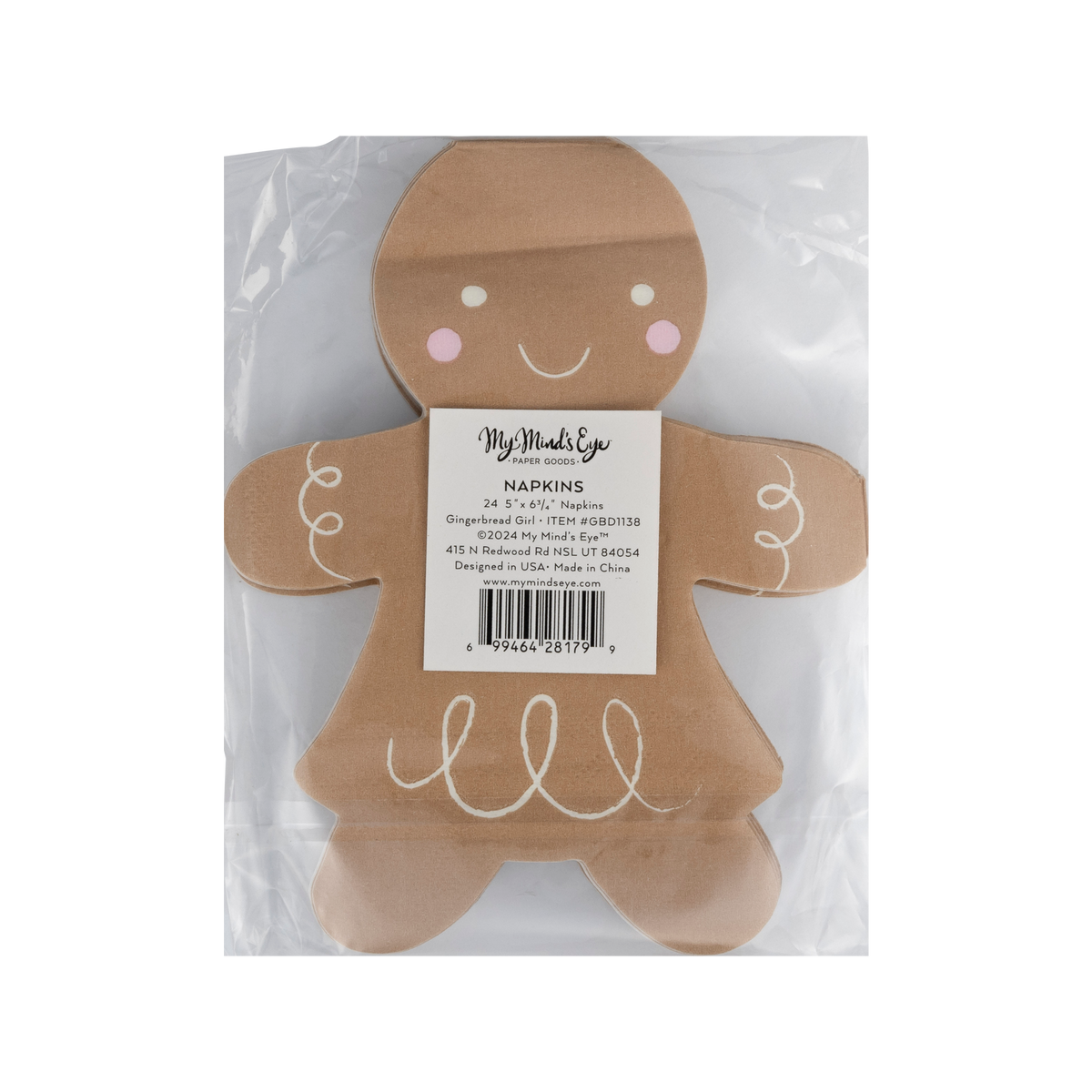 Gingerbread Girl 5x6 Napkin