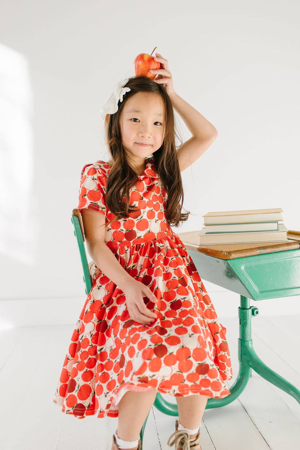 Elizabeth Dress in Apple