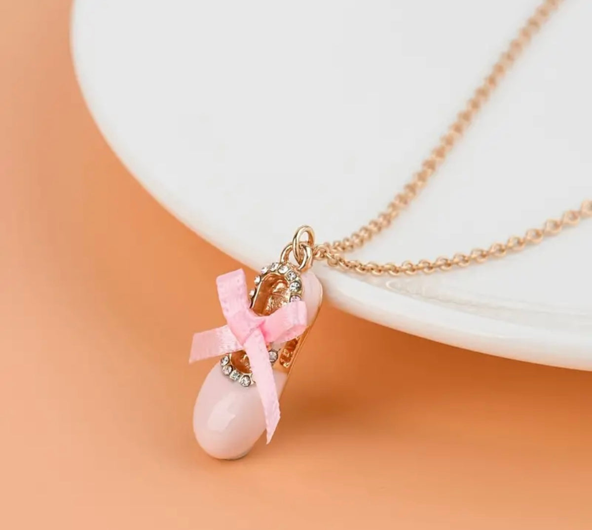 Ballet Slipper Necklace