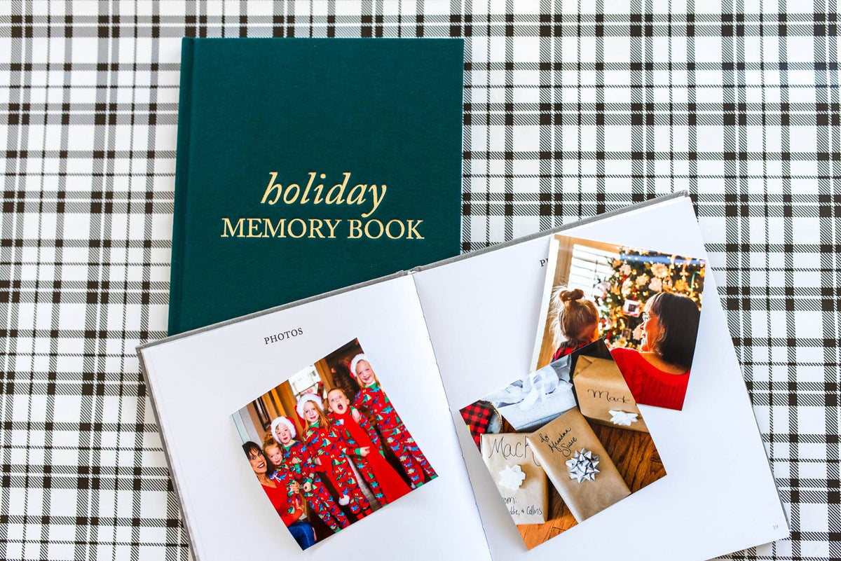 Holiday Memory Book &amp; Family Keepsake | Memory Scrapbook