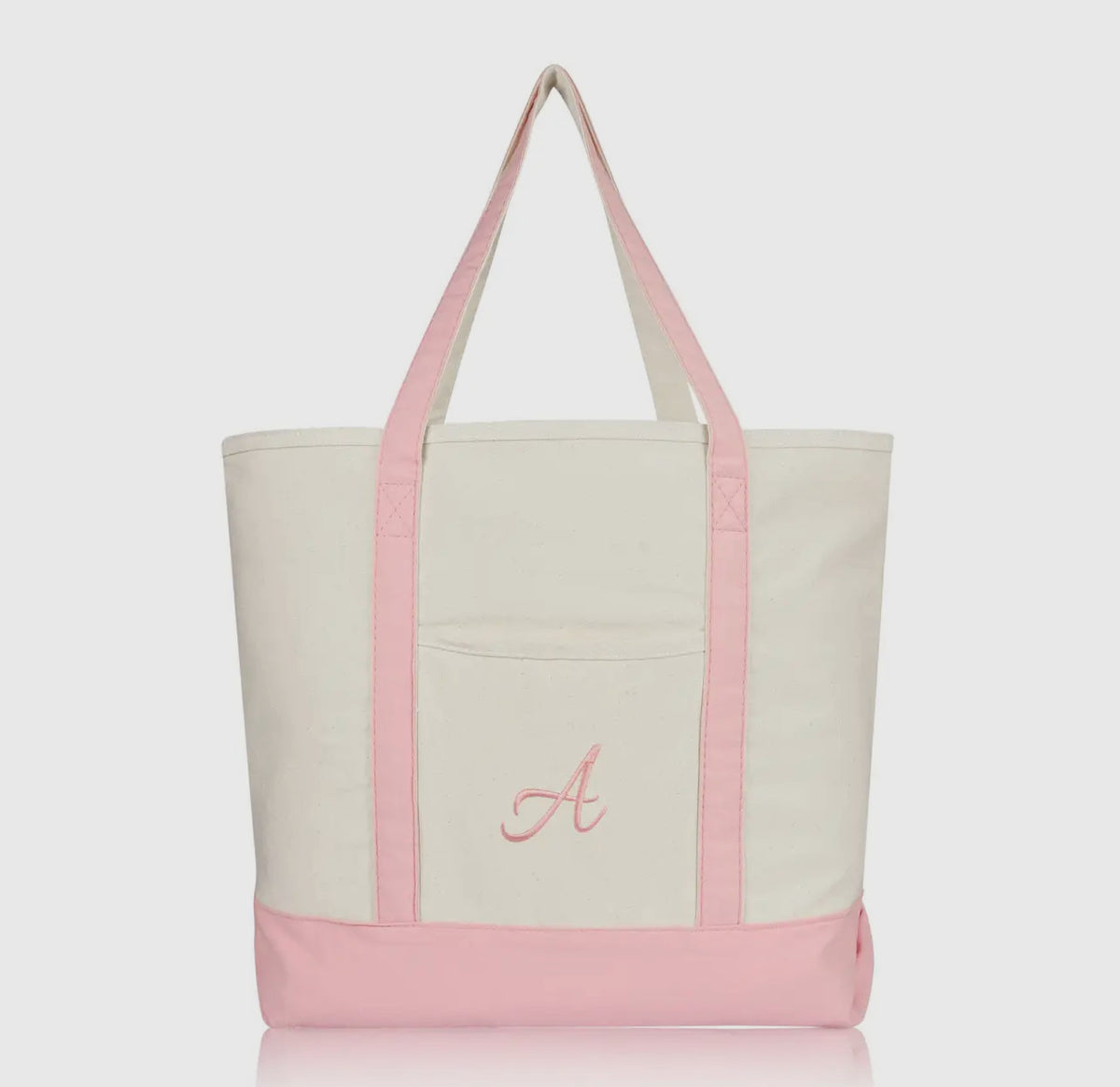 Personalized Canvas Tote 22&quot; Cursive