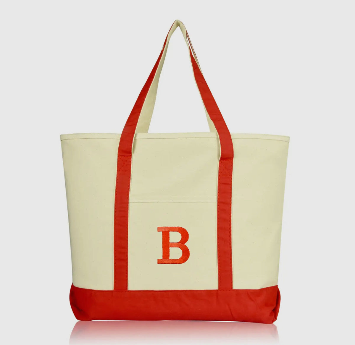 Personalized Canvas Tote 22&quot; Block Letter