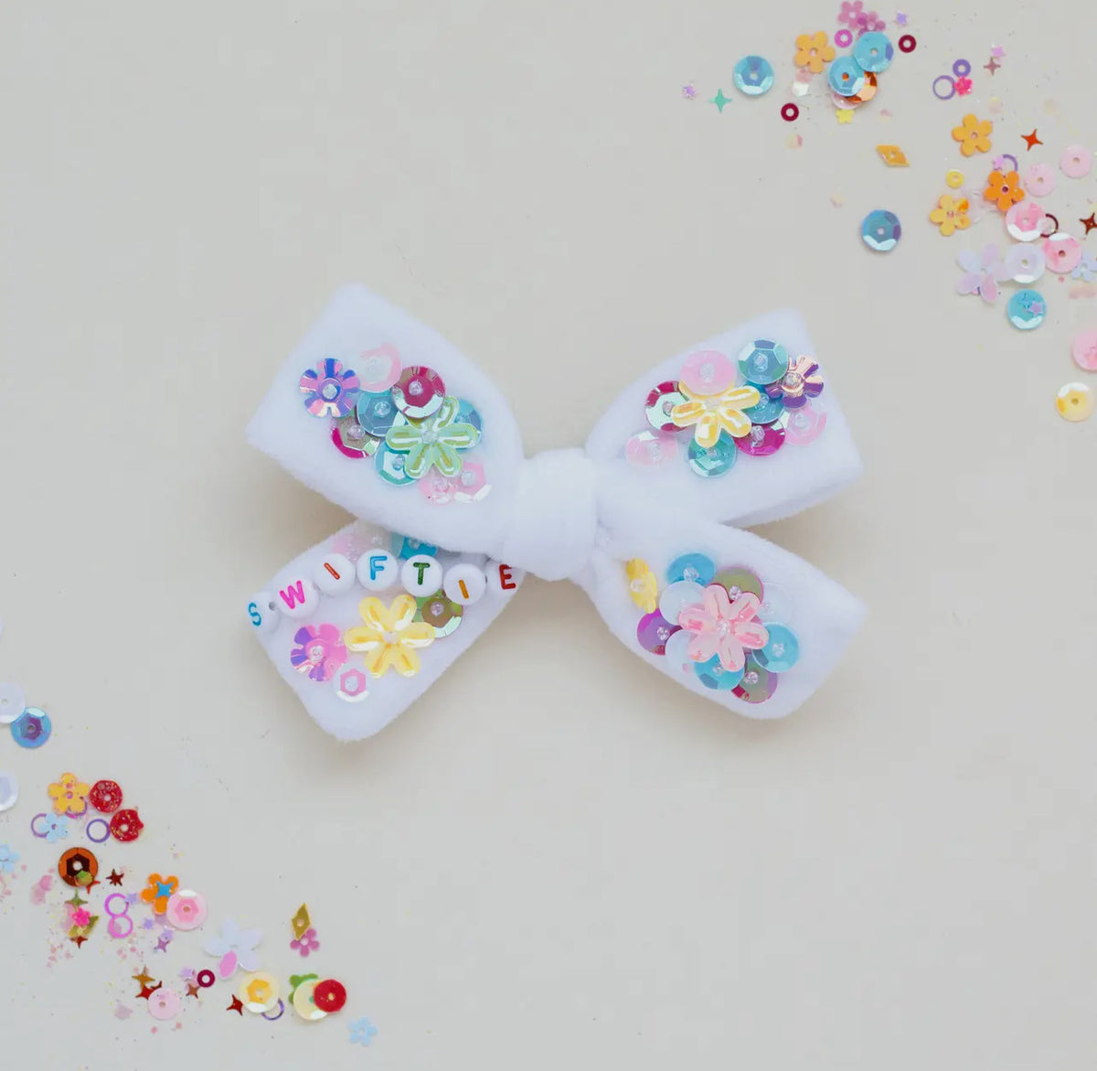 Swift Velvet Sequin Bow