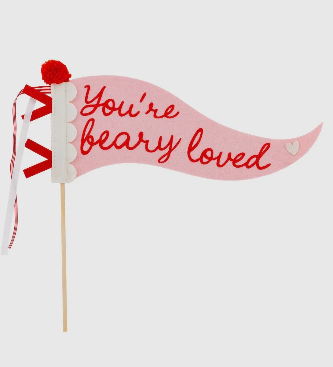 Beary Loved Felt Pennant