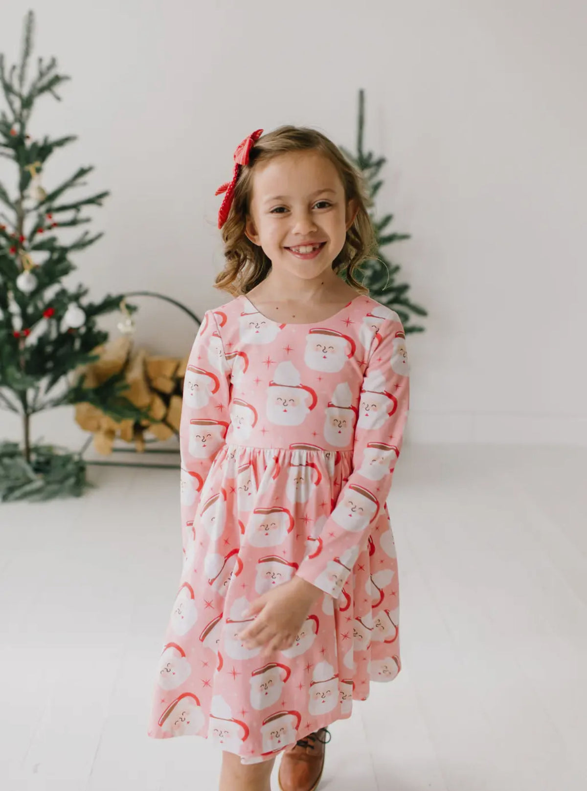 Gwendolyn Dress in Santa Cocoa Pre-Order