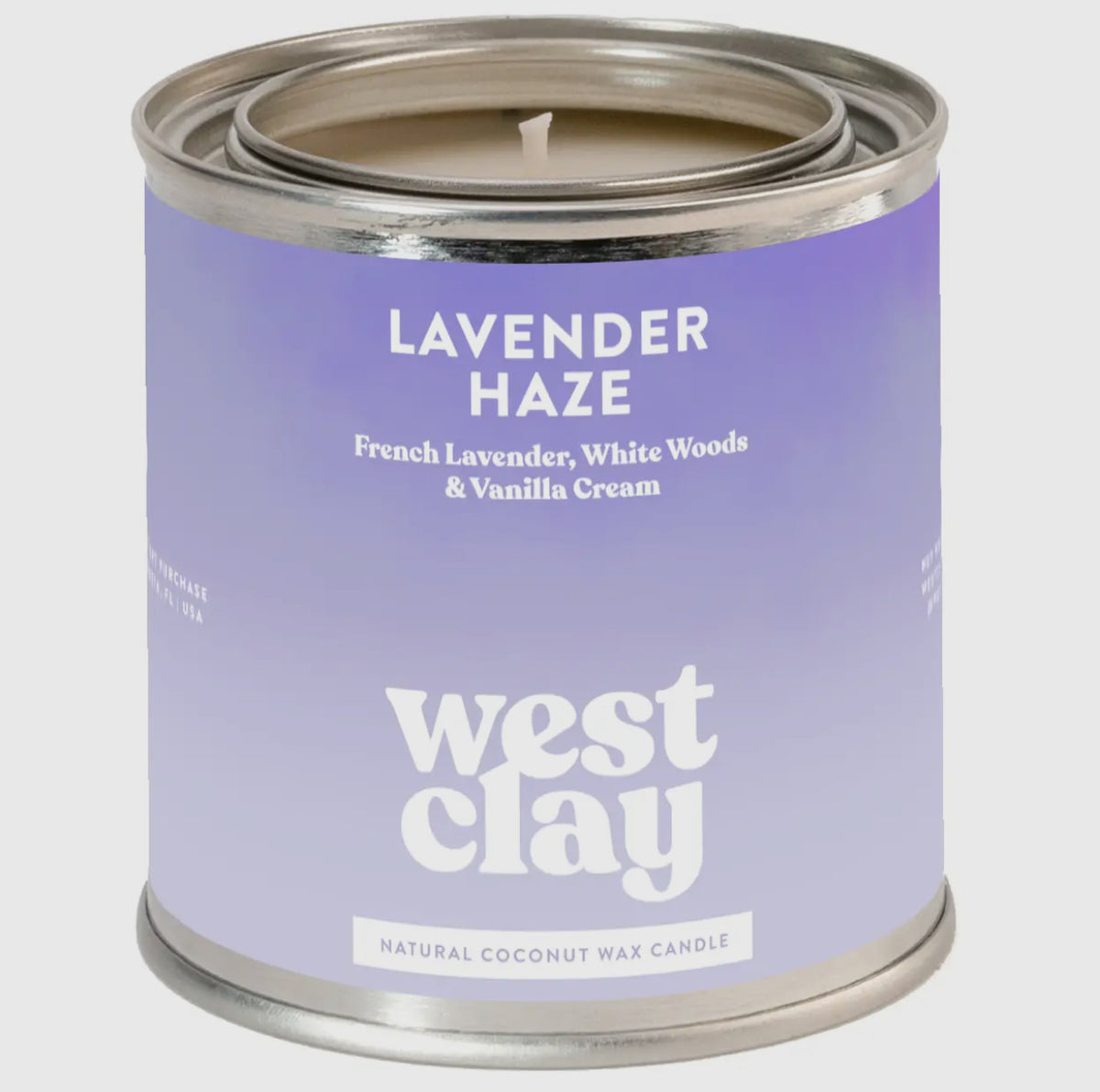 Lavender Haze Candle- White Woods and Vanilla Cream