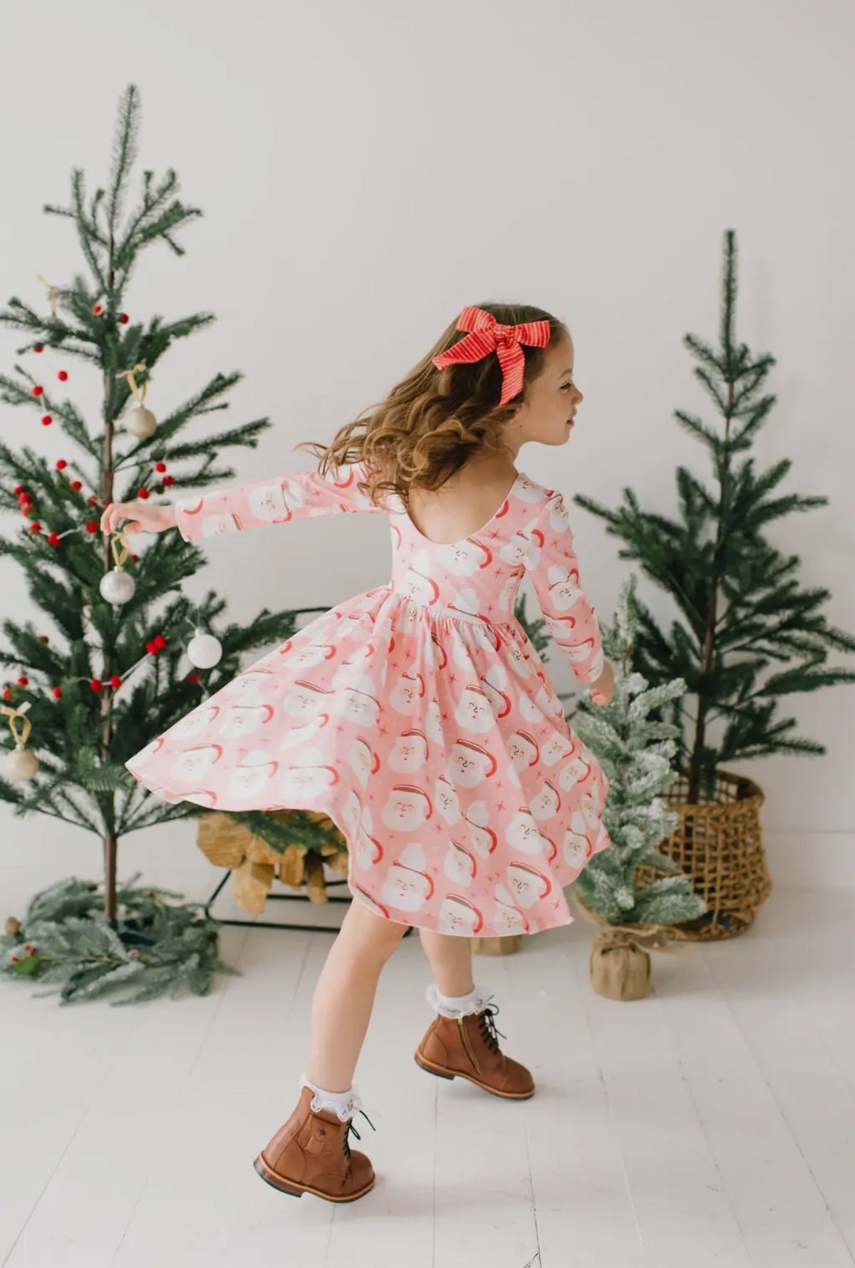 Gwendolyn Dress in Santa Cocoa Pre-Order