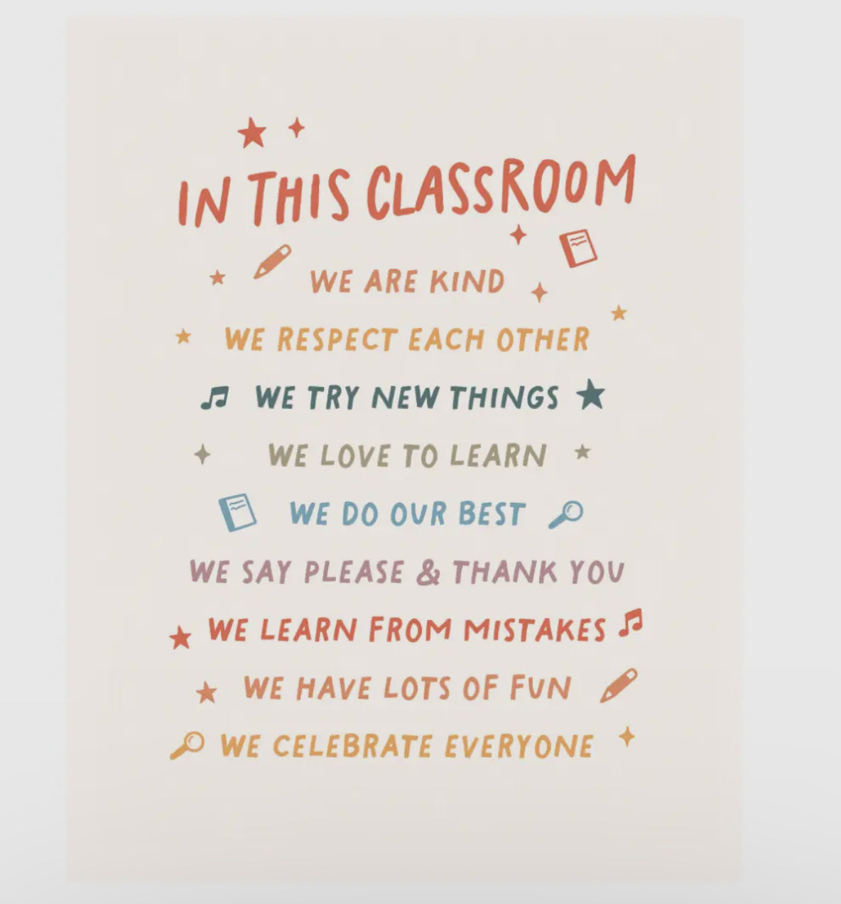 In This Classroom Banner- Two Size Options