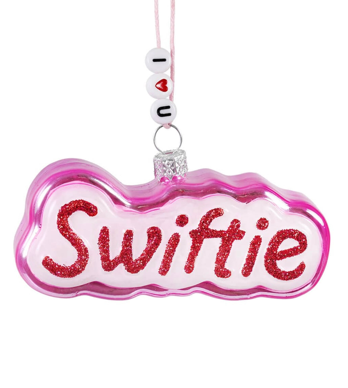 Swiftie Glass Ornament