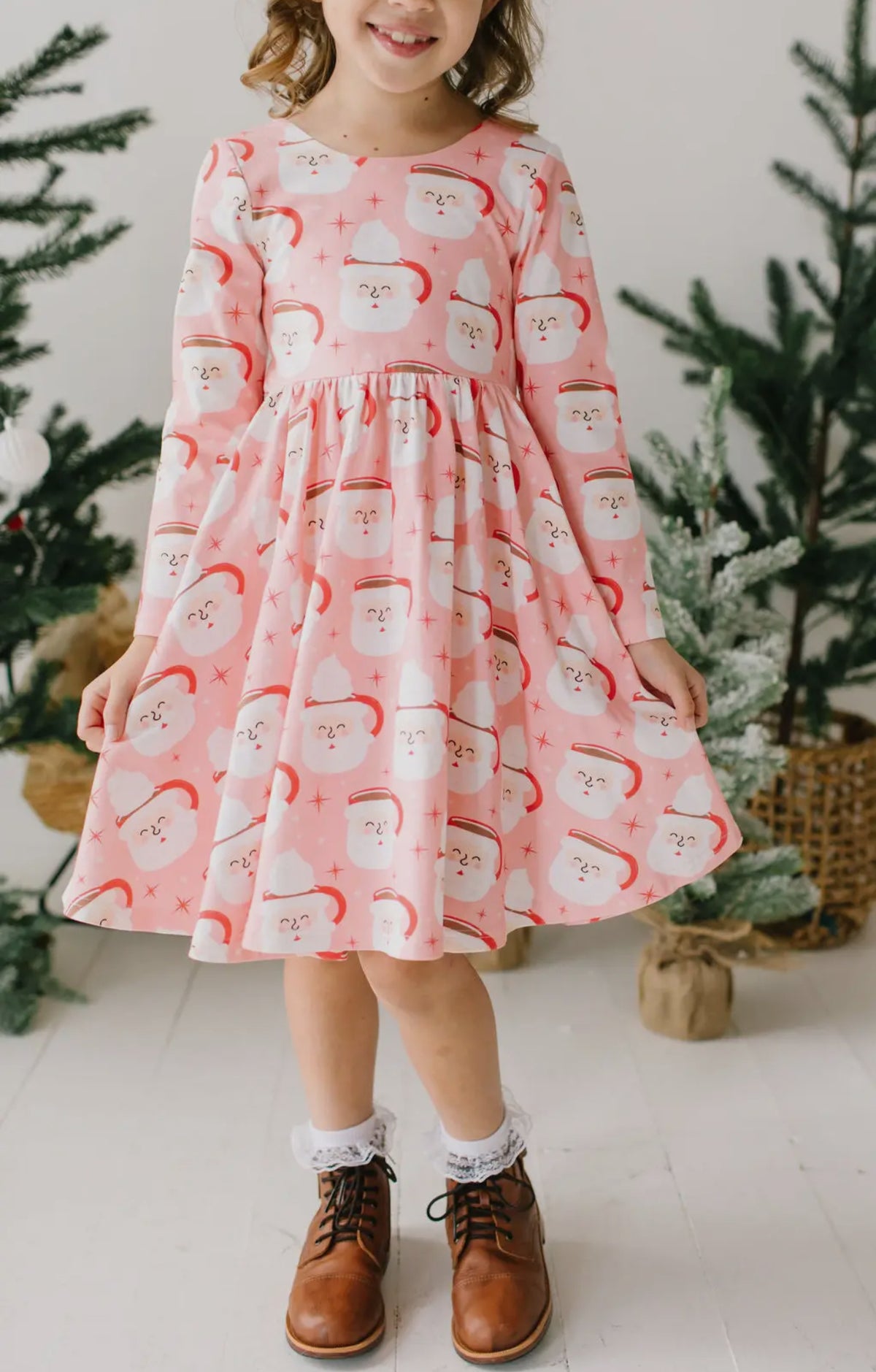 Gwendolyn Dress in Santa Cocoa Pre-Order