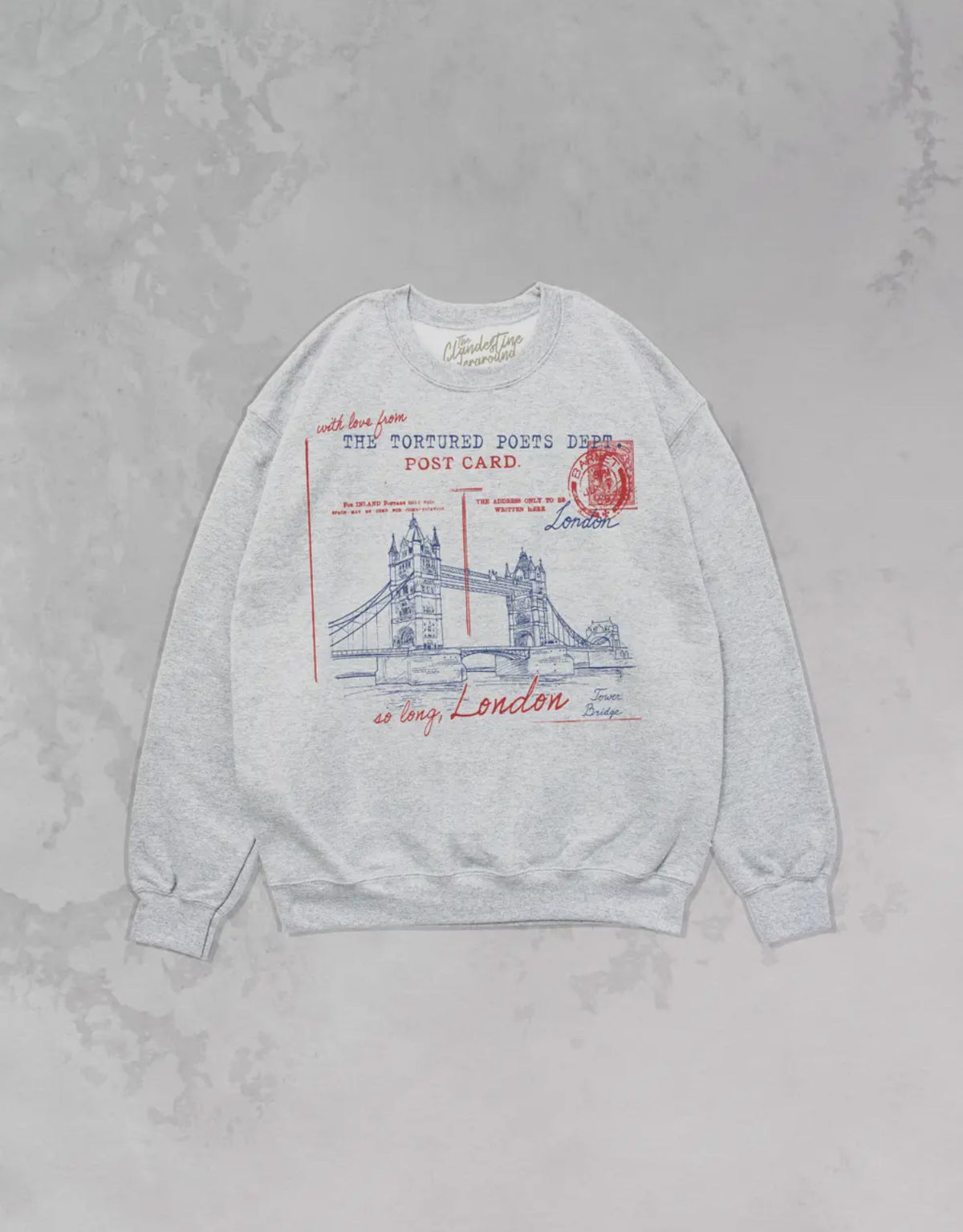 So Long London Oversized 90&#39;s Sweathshirt