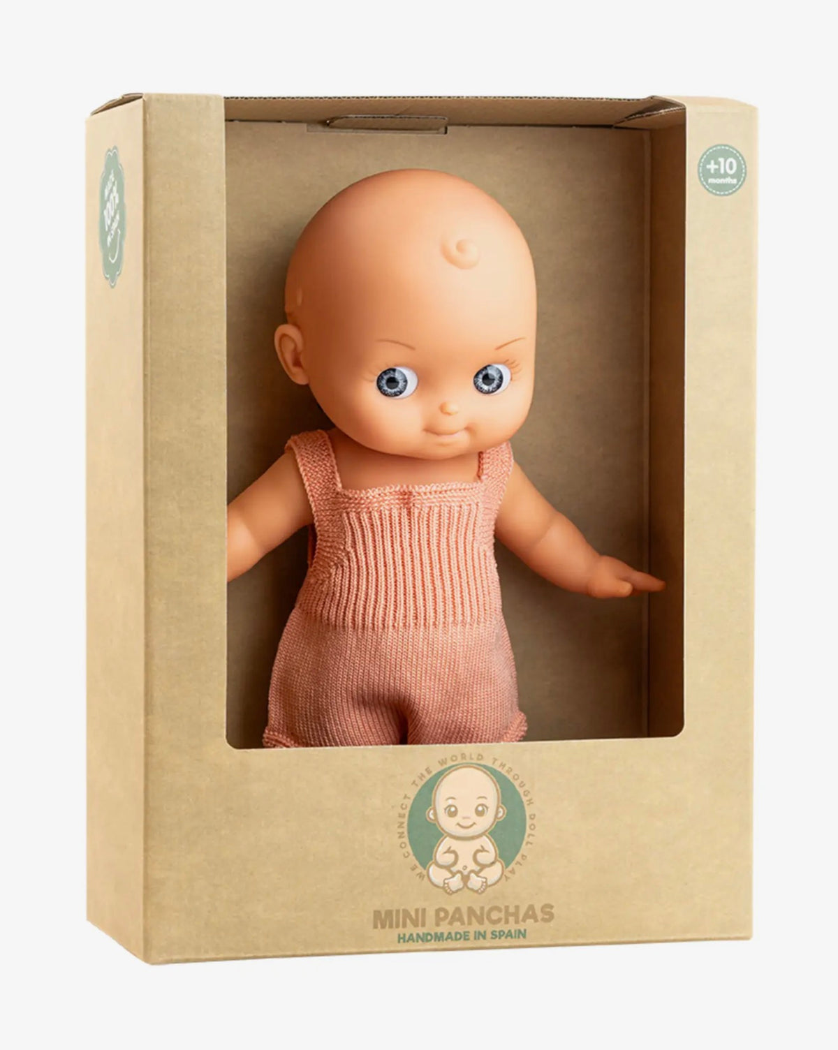 Mini Pancha Doll Coral Romper- Paola Reina