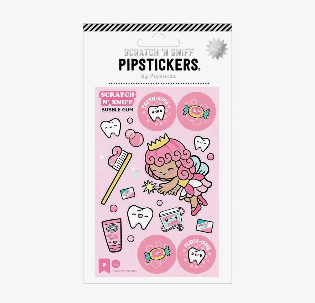 Tooth Fairy Scratch & Sniff Stickers