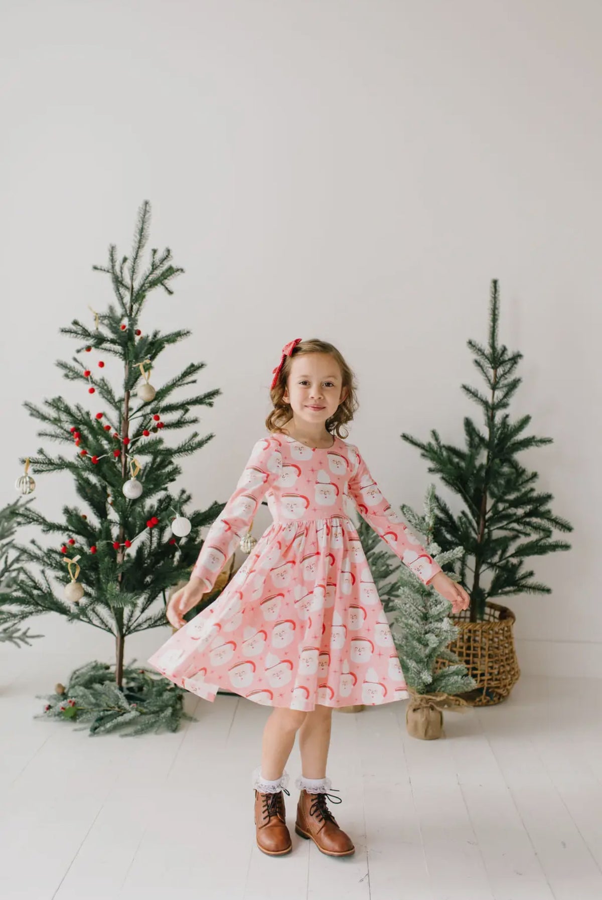 Gwendolyn Dress in Santa Cocoa Pre-Order