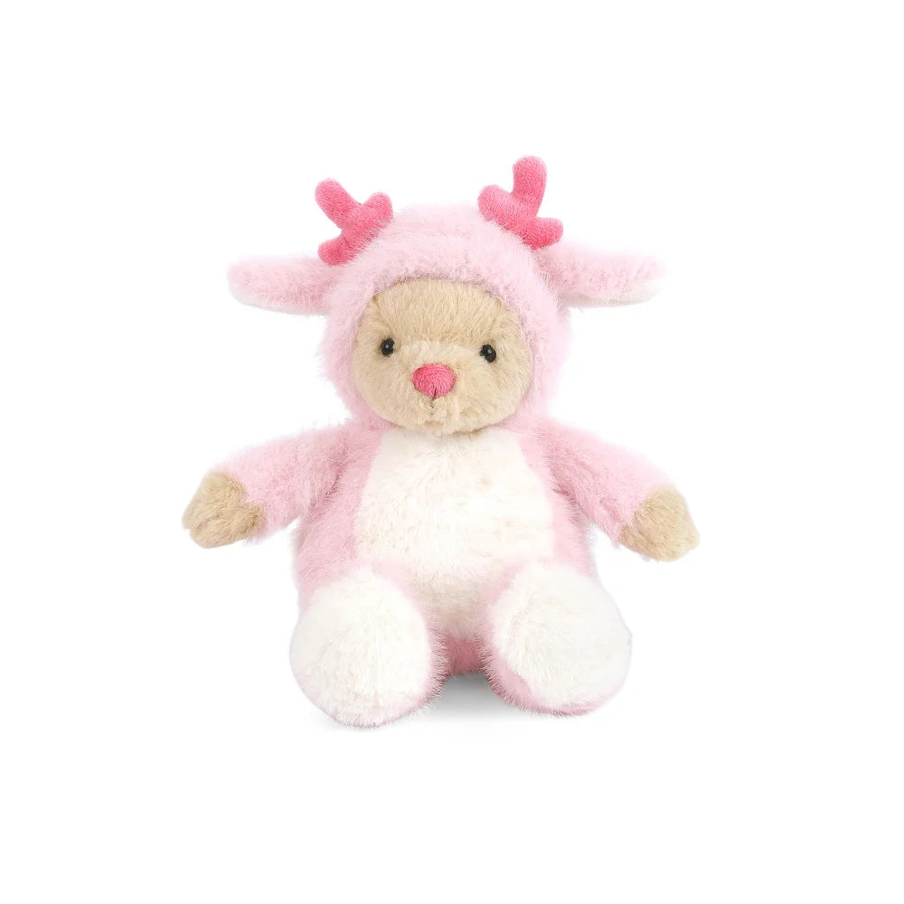 Pink Reindeer Bear