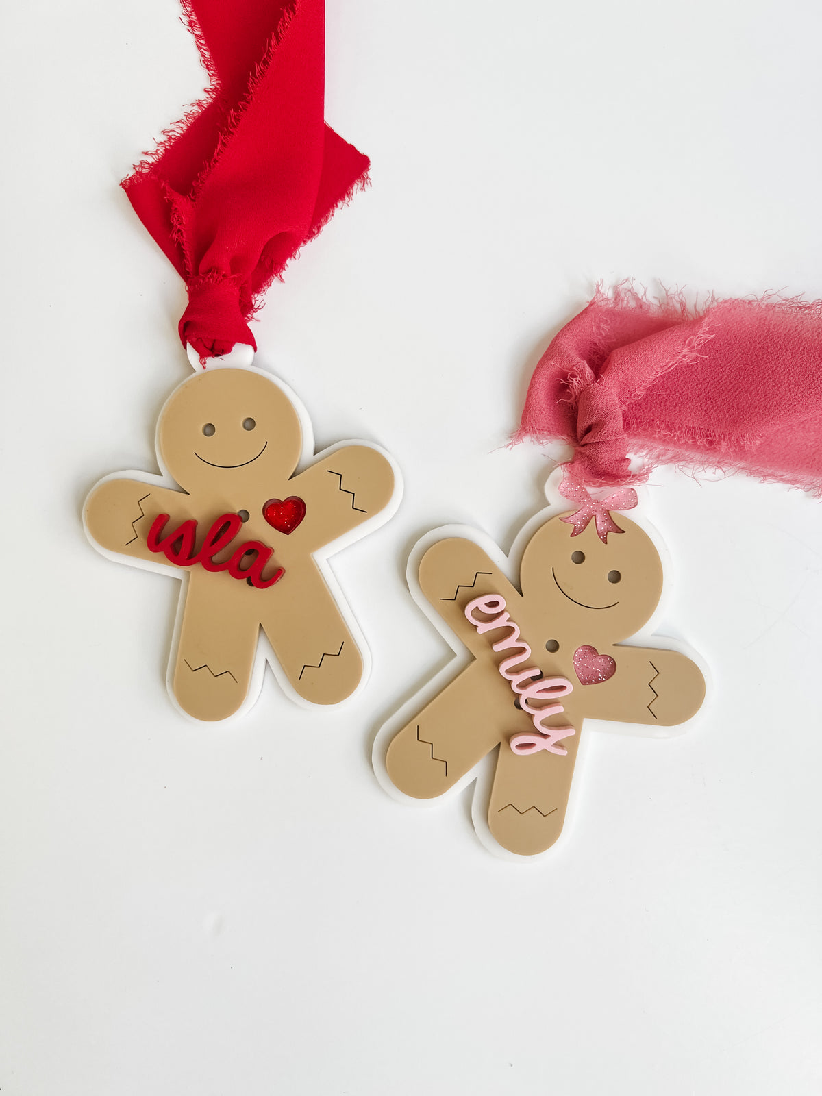 Gingerbread Acrylic Tag