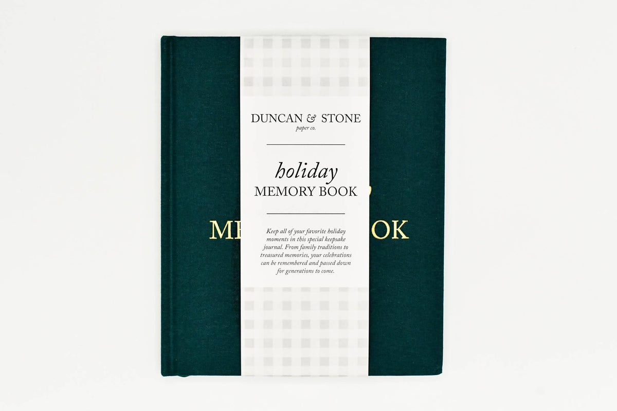 Holiday Memory Book &amp; Family Keepsake | Memory Scrapbook