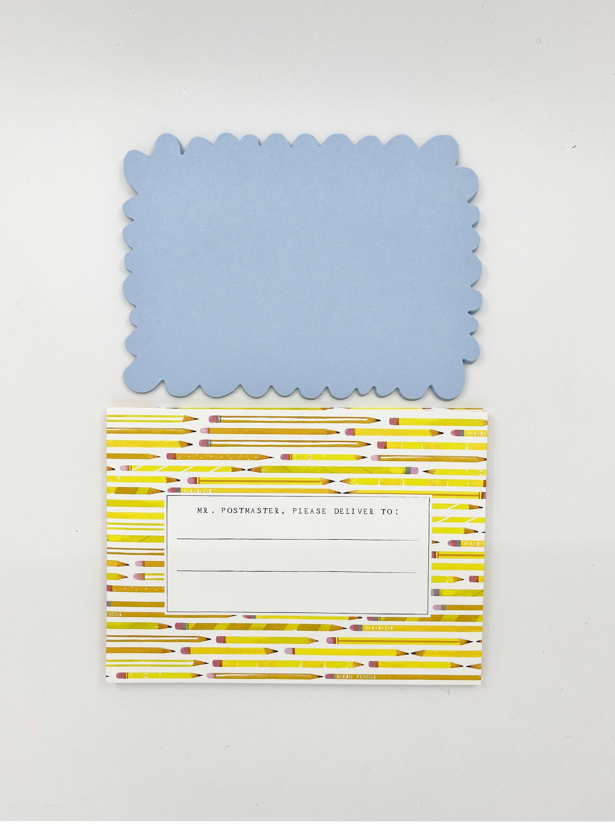 Note Card Pattern Pencil Patterned Notecards - Little Color Company